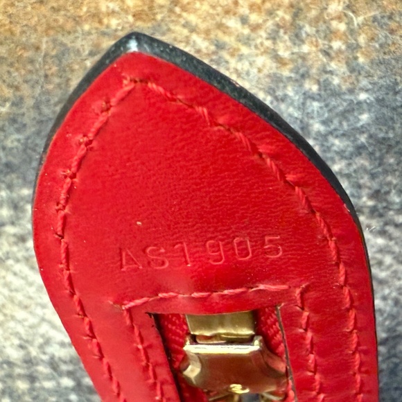 Louis Vuitton Saint Jacques GM bag & wallet in red EPI leather - Picture 2 of 16